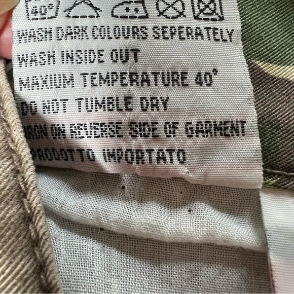 RARE BLUE COLLECTION Straight Button Fly Distressed Jeans Brown Size 29 Waist - Picture 16 of 16